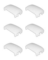 6 Acopladores De Canaletas Branco Em Pvc 110x20mm Pial 6 Acopladores De Canaletas Branco Em Pvc 110x20mm Pial