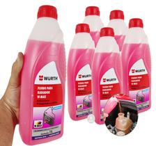 6 Aditivo fluido Para Radiador liquido de arrefecimento rosa proteção automotiva wurth o melhor