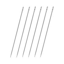 6 Agulhas Longas Para Estofamento De 6, 10 E 12 Polegadas Para Costura Manual De Bordas De Tecido E