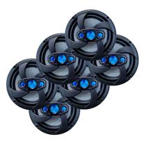 6 Alto Falantes Marinizados Marítimo Lancha Barco Preto 200w