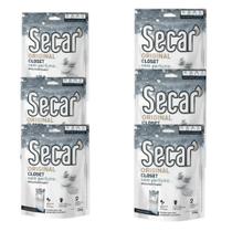 6 Antimofo Secar Sem Perfume 250g Armário Guarda Roupa Despensa Balcão Elimina Cheiro Ruim Mofo Fungos Evita Bolor Ambientes Úmidos Sem Ventilação 6 Antimofo Secar Sem Perfume 250g Armário Guarda Roupa Despensa Balcão Elimina Cheiro Ruim Mofo Fungos Evita Bolor Ambientes Úmidos Sem Ventilação