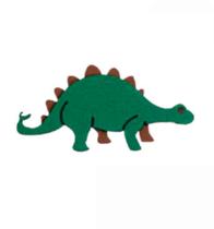 6 Apliques Dinossauro Estegossauro EVA 5 cm C/6 Vivarte - Inspire sua Festa Loja