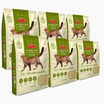 6 Areia Biodegradável Kadi Grãos Finos - 4Kg