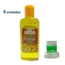 6 Aromatizante Concentrado Desinfetante Cheiroso Essência Ambiente Top 140ml Senalândia - Envio Já