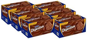 6 Biscoito digestive com chocolate ao leite MC Vities 200g