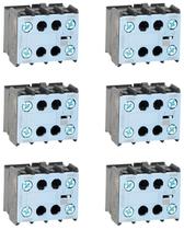 6 Bloco de Contato Auxiliar Frontal 1NA+1NF BFC025-11 Weg 6 Bloco de Contato Auxiliar Frontal 1NA+1NF BFC025-11 Weg