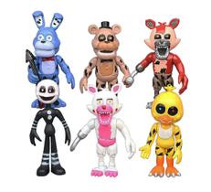 6 bonecos Fnaf Five Nights Freddys Diversos