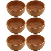 6 Bowl de Bambu Lyor Verona Molheiras 50ml Servir Molhos Caldas Maionese 6 Bowl de Bambu Lyor Verona Molheiras 50ml Servir Molhos Caldas Maionese