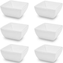 6 Bowl Tigela Quadrada 560ml Luxo Sobremesa Petiscos 6 Bowl Tigela Quadrada 560ml Luxo Sobremesa Petiscos