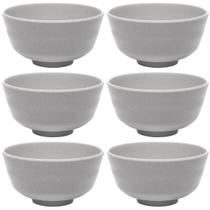 6 Bowls Cumbucas de Melamina 350ml Lyor Yakisoba Cereal Tóquio Granilite Cinza 6 Bowls Cumbucas de Melamina 350ml Lyor Yakisoba Cereal Tóquio Granilite Cinza