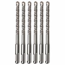 6 Brocas Para Concreto Martelete Sds Plus 8x160mm Widea