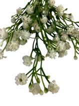 6 Buquês De Flores Complemento Mosquitinho Branco Artificial