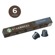 6 CAFÉ Cápsulas ESPRESSO ROAST STARBUCKS Nespresso