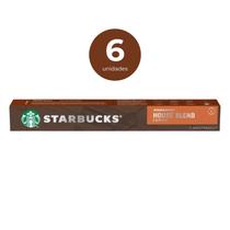 6 CAFÉ Cápsulas HOUSE BLEND STARBUCKS Nespresso 10un