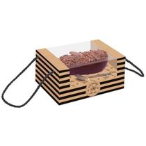 6 Caixas Altas Para Ovo De Páscoa 350g Gourmet Kit C/ Colher