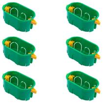 6 Caixas De Passagem Pvc Embutir 4x2 Drywall Tigre