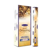 6 Caixas Incenso Satya Hexagonal 20 Varetas- Escolha O Aroma