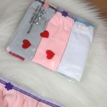 6 Calcinhas Bebê Cós Elástico Duplo Confortável Kit Essencial Enxoval 6 Calcinhas Bebê Cós Elástico Duplo Confortável Kit Essencial Enxoval