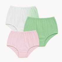 6 Calcinhas Plus Size Luminate 0162 Rosa Branco Verde 6 Calcinhas Plus Size Luminate 0162 Rosa Branco Verde