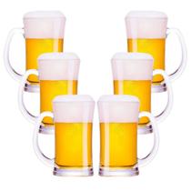 6 Canecas Chopp 350ml HIPPY Restaurante Bar Choperia