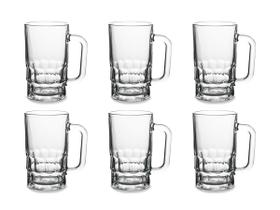 6 Canecas de Chopp e Cerveja Munich Vidro Lotusglass 350ml