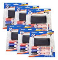 6 Caneta Marcador Profissional Quadro Branco 3 Cor Apagador 6 Caneta Marcador Profissional Quadro Branco 3 Cor Apagador
