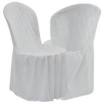 6 Capa De Cadeira Matelado Festa Buffet c/ Babado Protetor