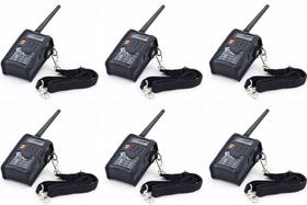 6 Capa De Couro Super Resistente Para Rádio Baofeng Uv-5r Uv-5ra Tyt Th-48 Com Alça