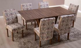 6 Capas Para Cadeira De Jantar - Tecido Jacquard Estampado