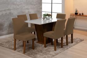 6 Capas Pra Cadeira Jantar Malha Com Elástico Oferta