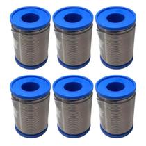 6 Carreteis Estanho Para Solda 1mm 60x40 Cobix