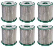 6 Carretel Estanho P/ Solda 40x60 Fluxo Ra 1mm 500g Cobix 6 Carretel Estanho P/ Solda 40x60 Fluxo Ra 1mm 500g Cobix