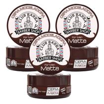 6 Cera Club Barba Efeito Mate 150g - Biotchelly