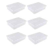 6 Cestos Organizadores Multiuso Armário Closet Gaveta 673 GG 6 Cestos Organizadores Multiuso Armário Closet Gaveta 673 GG