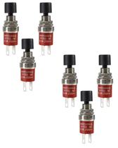 6 Chave Push Button Margirius 18533 NF 1A 6 Chave Push Button Margirius 18533 NF 1A