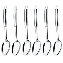 6 Colheres de Servir Top Pratic Inox 32,5cm Brinox Restaurante Buffet Hotel 6 Colheres de Servir Top Pratic Inox 32,5cm Brinox Restaurante Buffet Hotel