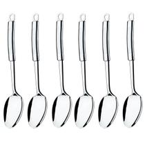 6 Colheres de Servir Top Pratic Inox 32,5cm Brinox Restaurante Buffet Hotel 6 Colheres de Servir Top Pratic Inox 32,5cm Brinox Restaurante Buffet Hotel