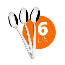 6 Colheres Sopa Búzios Aço Inox Cibag Tramontina 23763000