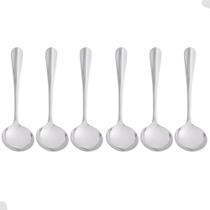 6 Conchas Aço Inox Positano 20cm Servir Molhos Caldas Doces e Sopas Lyor 6 Conchas Aço Inox Positano 20cm Servir Molhos Caldas Doces e Sopas Lyor