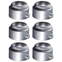 6 Conectores Alumínio P/ Condulete Múltiplo 3/4 Tramontina