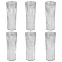 6 Copos 350ml Long Drink Diamante Crystal Acrílico Niquelart 6 Copos 350ml Long Drink Diamante Crystal Acrílico Niquelart