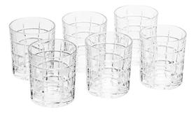 6 Copos Baixos Wolff Timesquare De Cristal 310ml