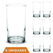 6 Copos Brooklyn 330ml Agua Vidro Transparente Suco Nadir 6 Copos Brooklyn 330ml Agua Vidro Transparente Suco Nadir