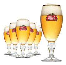 6 Copos De Cerveja Stella Artois Taça Chopp 250ml Cálice Vidro