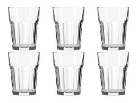 6 Copos para Água e Suco Canelado Baixo Gibraltar LotusGlass 275ml 6 Copos para Água e Suco Canelado Baixo Gibraltar LotusGlass 275ml