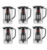 6 Copos Preto Liquidificador Mondial L-1200 BI L-1200 FB 6 Copos Preto Liquidificador Mondial L-1200 BI L-1200 FB