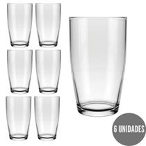 6 Copos Prosa 300ml Nadir Vidro Transparente Drinks Luxo