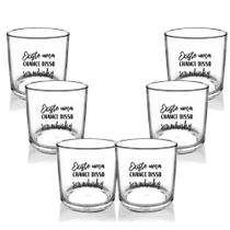 6 Copos Uisque Acrílico Personalizados Chance Ser 6 Copos Uisque Acrílico Personalizados Chance Ser