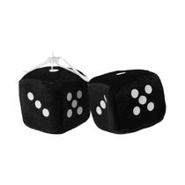 6 Cores, 2 Peças, Pingente De Espelho Retrovisor Automotivo Com Bolinhas Macias E Felpudas,