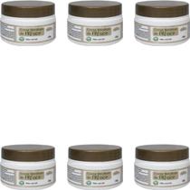6 Creme Hidratante Alquimia De Alface Pote 250g